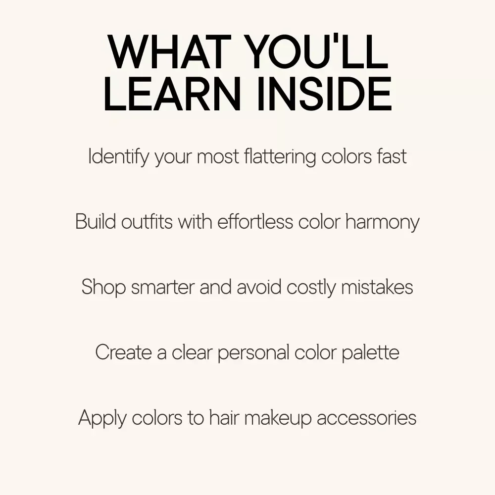 Find Your Best Colors at Home | DIY Personal Color Analysis eBook | how to do diy color analysis at home Guide