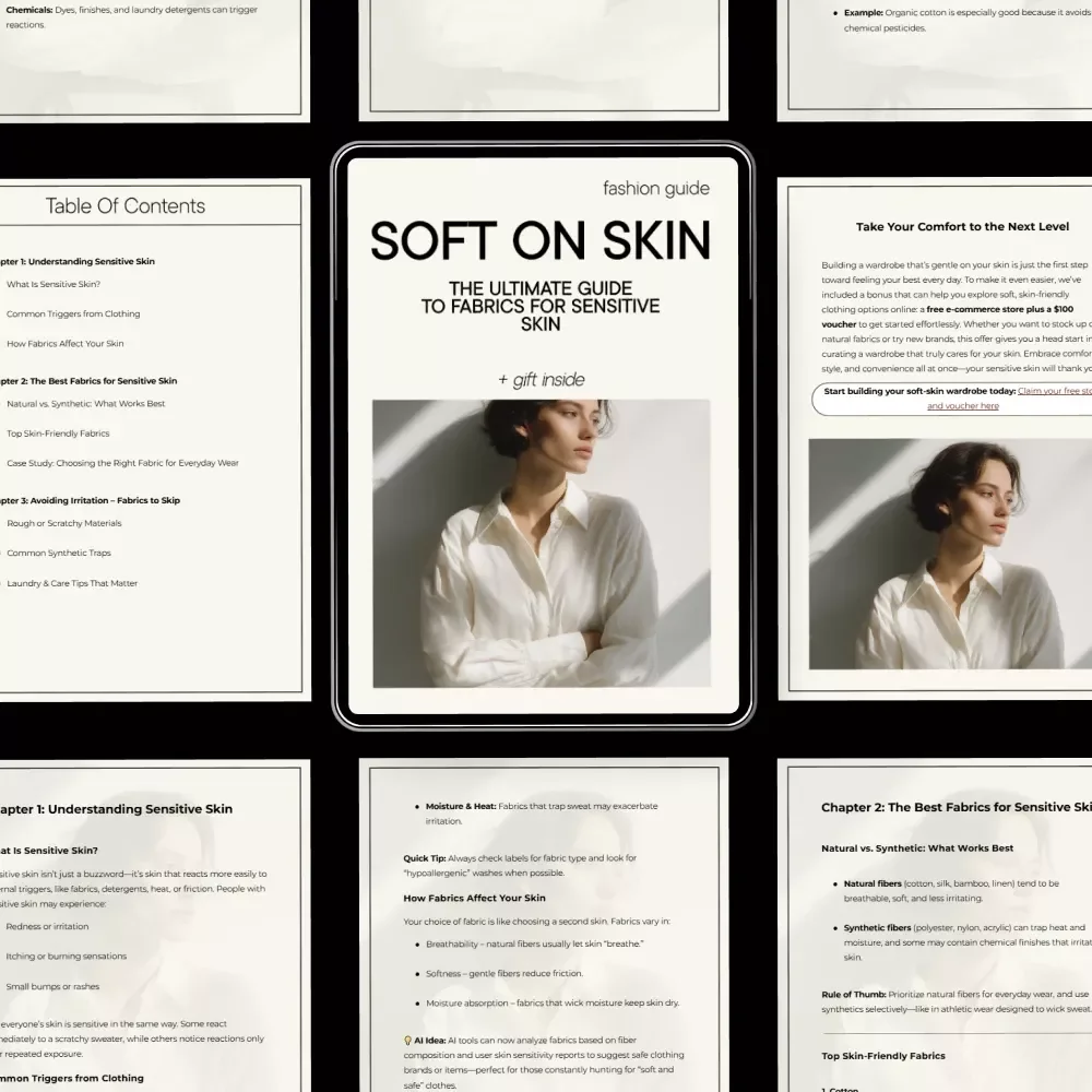 The Ultimate Guide to Fabrics for Sensitive Skin: Discover the Best Fabrics for Comfort and Style