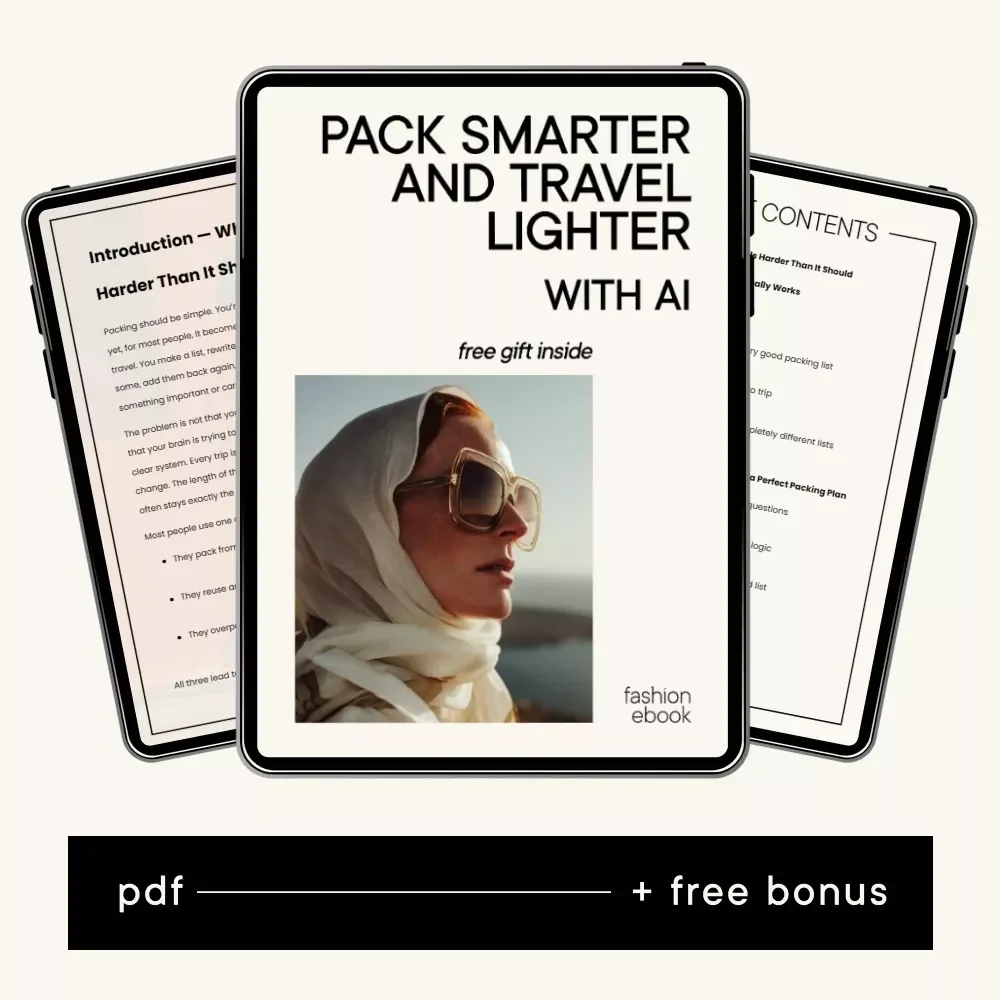 Pack Smarter and Travel Lighter with AI | Smart Travel Planning eBook | ai for creating a packing list for your next trip