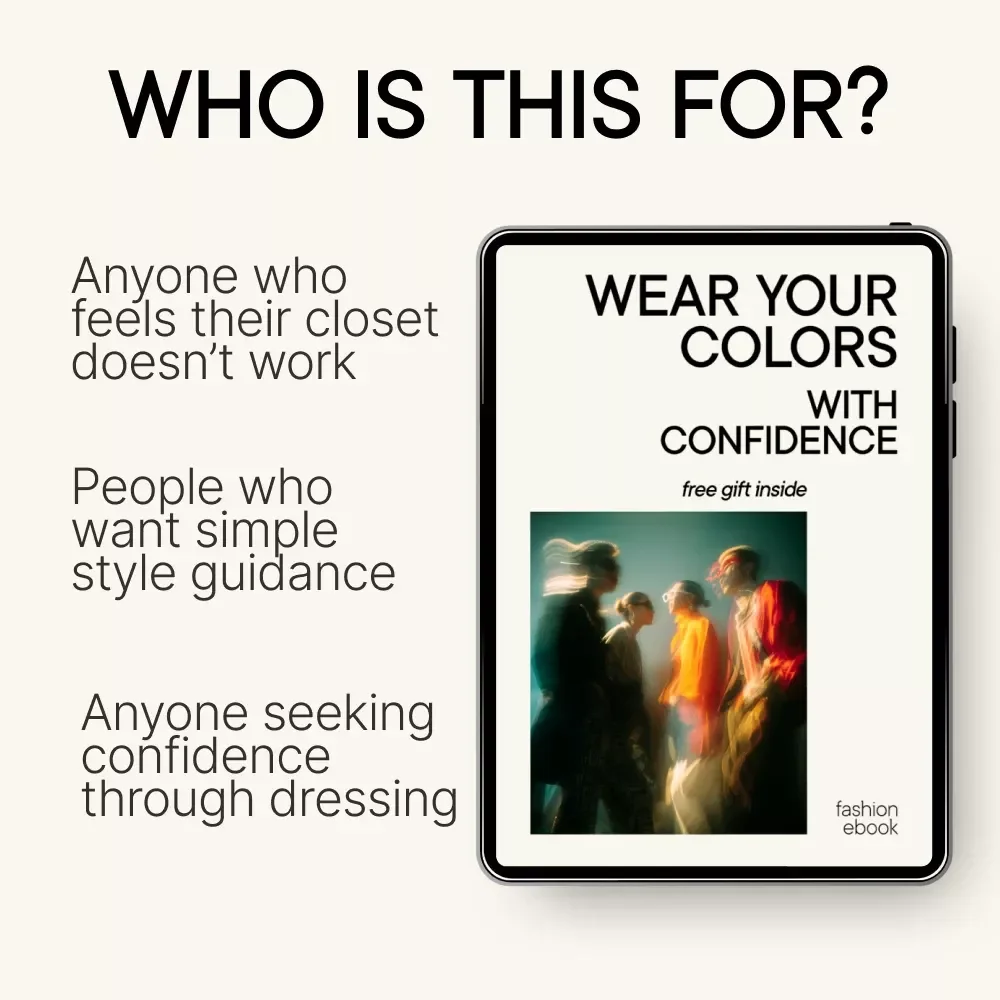 Wear Your Colors With Confidence – Personal Color Analysis Guide, Wardrobe Color Palette eBook, Intentional Dressing Digital Download