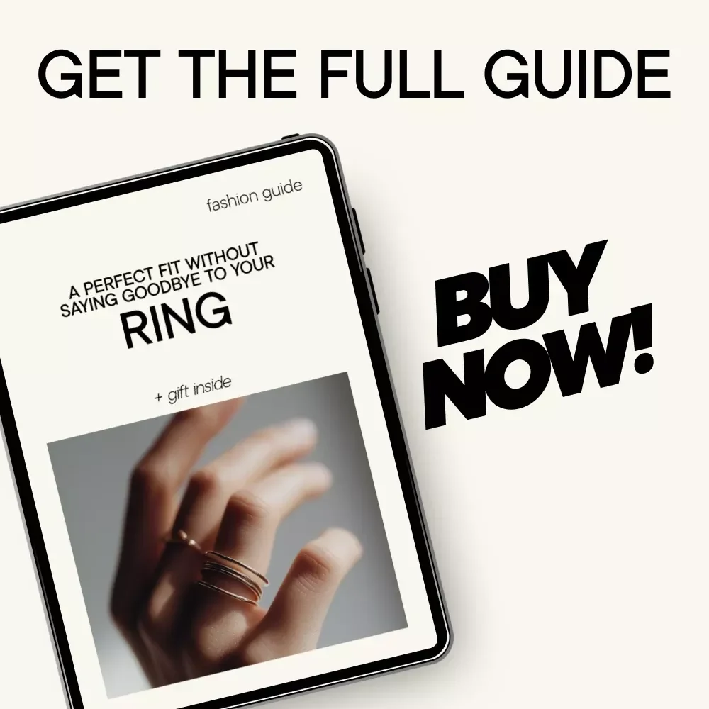 A Perfect Fit Without Saying Goodbye to Your Ring – Ring Too Big Fix Guide, Ring Fit Solutions eBook, At-Home Ring Sizing Help, Jewelry Care Digital Download