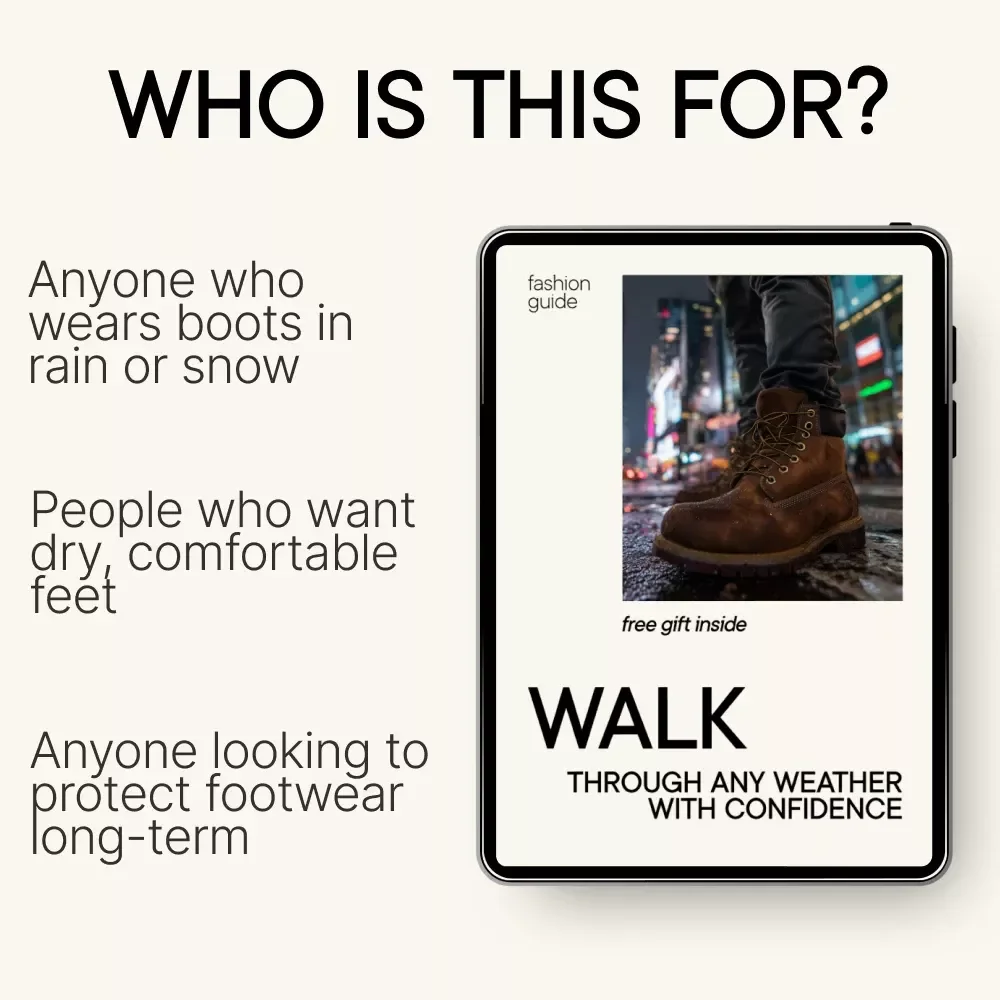 Walk Through Any Weather With Confidence – Ultimate Boot Waterproofing Guide, Step-by-Step Footwear Care eBook, Dry Feet Outdoor Survival Checklist