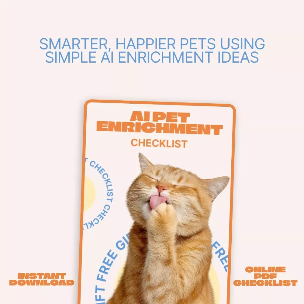 AI Pet Enrichment Checklist | Smart Play & Training Guide | ai pet enrichment ideas for Cats, Dogs & Small Pets