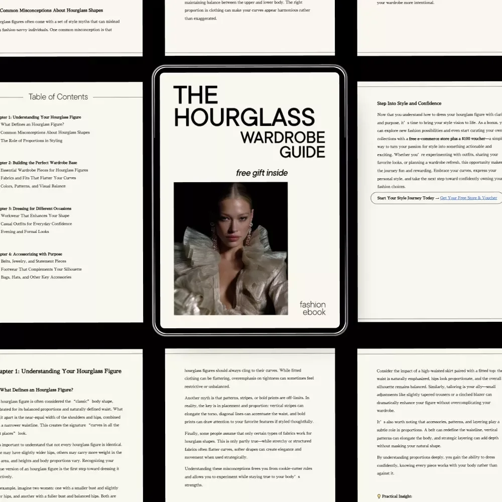 The Hourglass Wardrobe Guide: How to Dress Your Curves for Every Occasion – eBook for Hourglass Figures