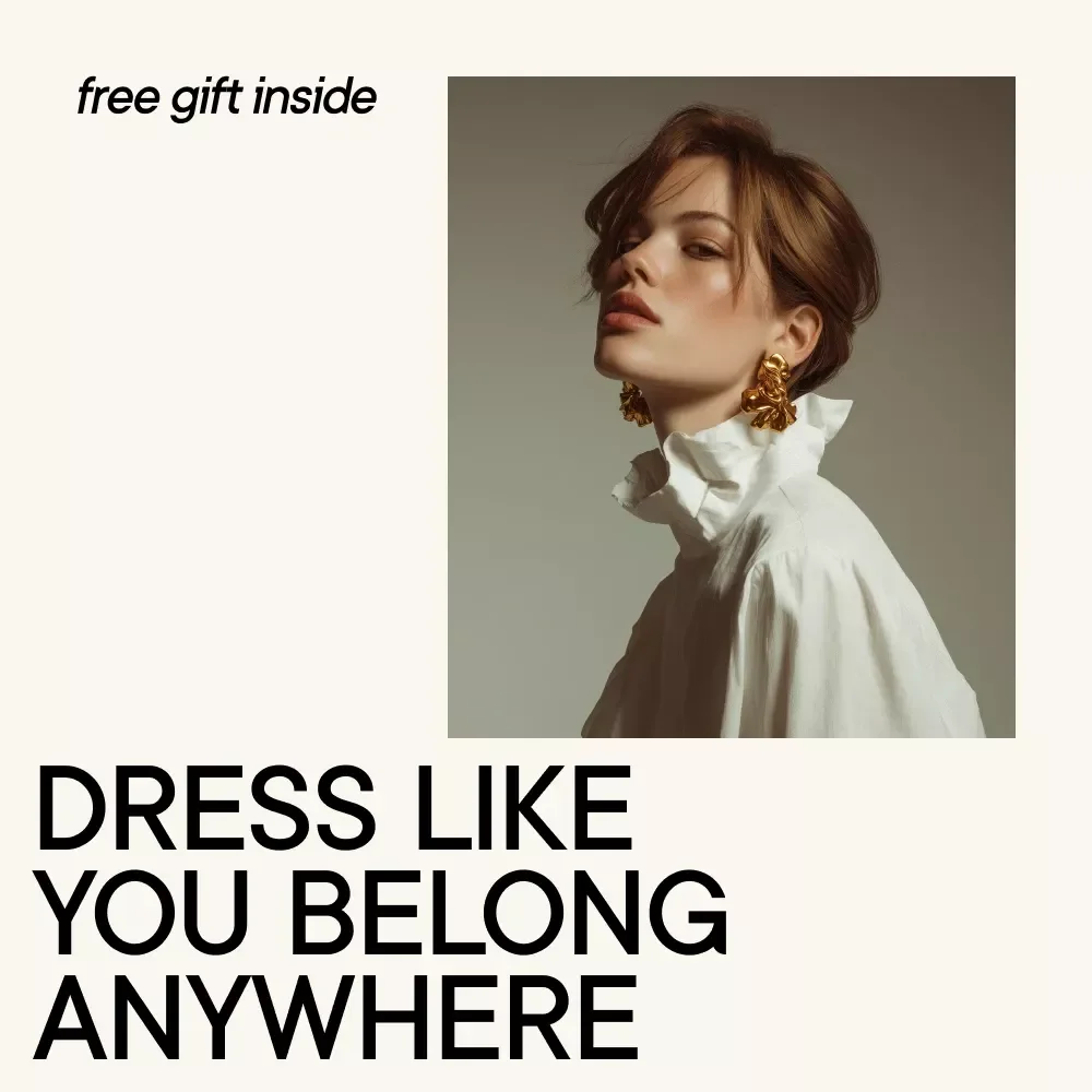 Dress Like You Belong Anywhere – Confidence Through Clothing Guide, Personal Style Mindset eBook, Emotional Dressing & Everyday Outfit System Digital Download