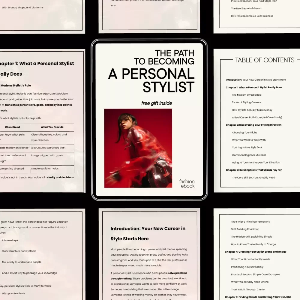 The Path to Becoming a Personal Stylist | Digital Guide to Start a Styling Career, Personal Stylist eBook, Fashion Styling Business Roadmap