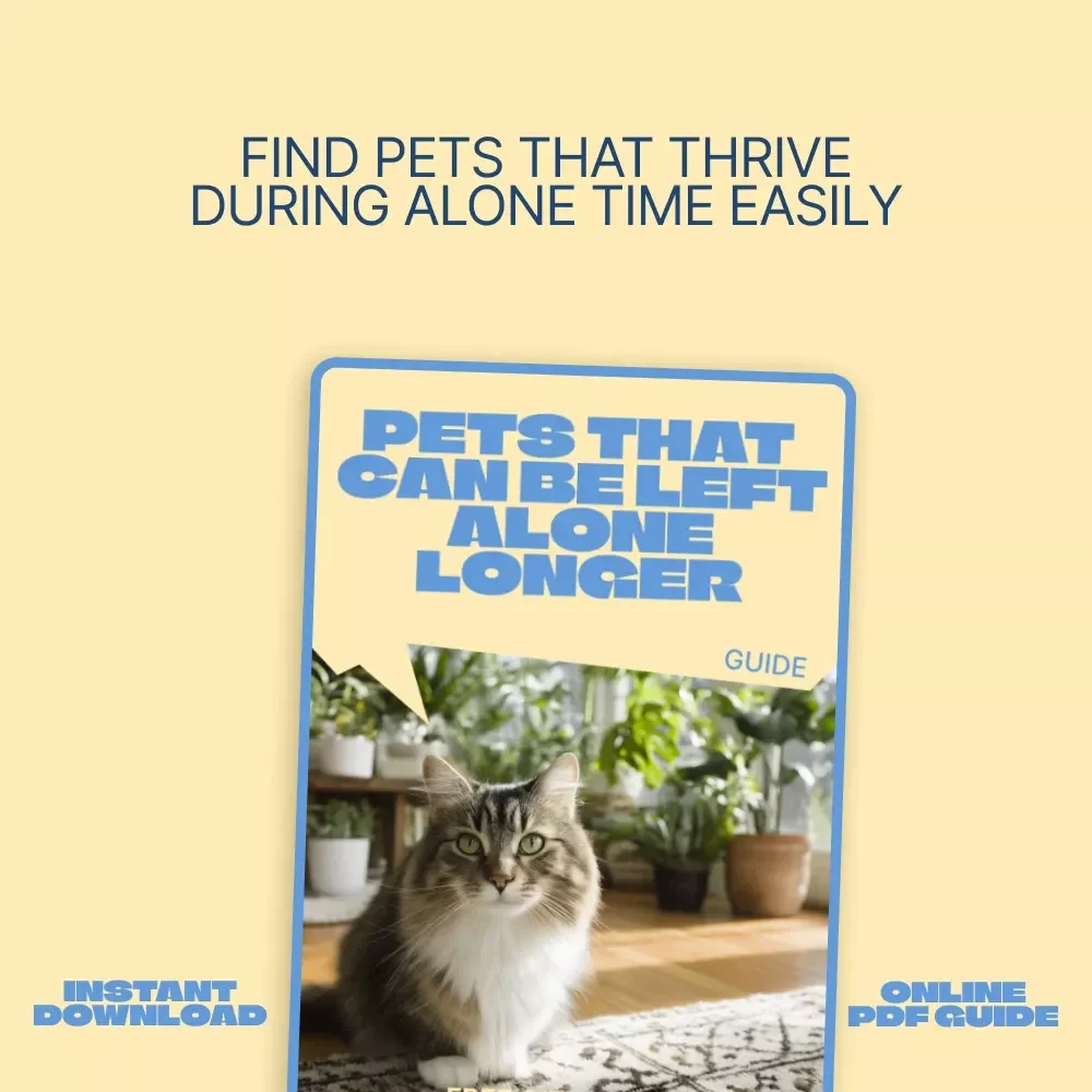 Pets That Can Be Left Alone Longer – Ultimate Guide for Pet Owners, eBook, and Checklist on Pets That Can Be Left Alone Longer