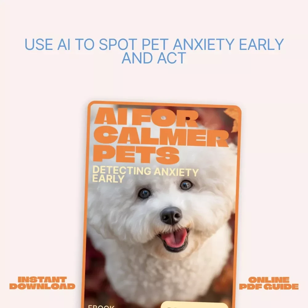 AI for Calmer Pets: Detecting Anxiety Early | Smart AI Pet Anxiety Detection eBook for Stress-Free Dogs & Cats