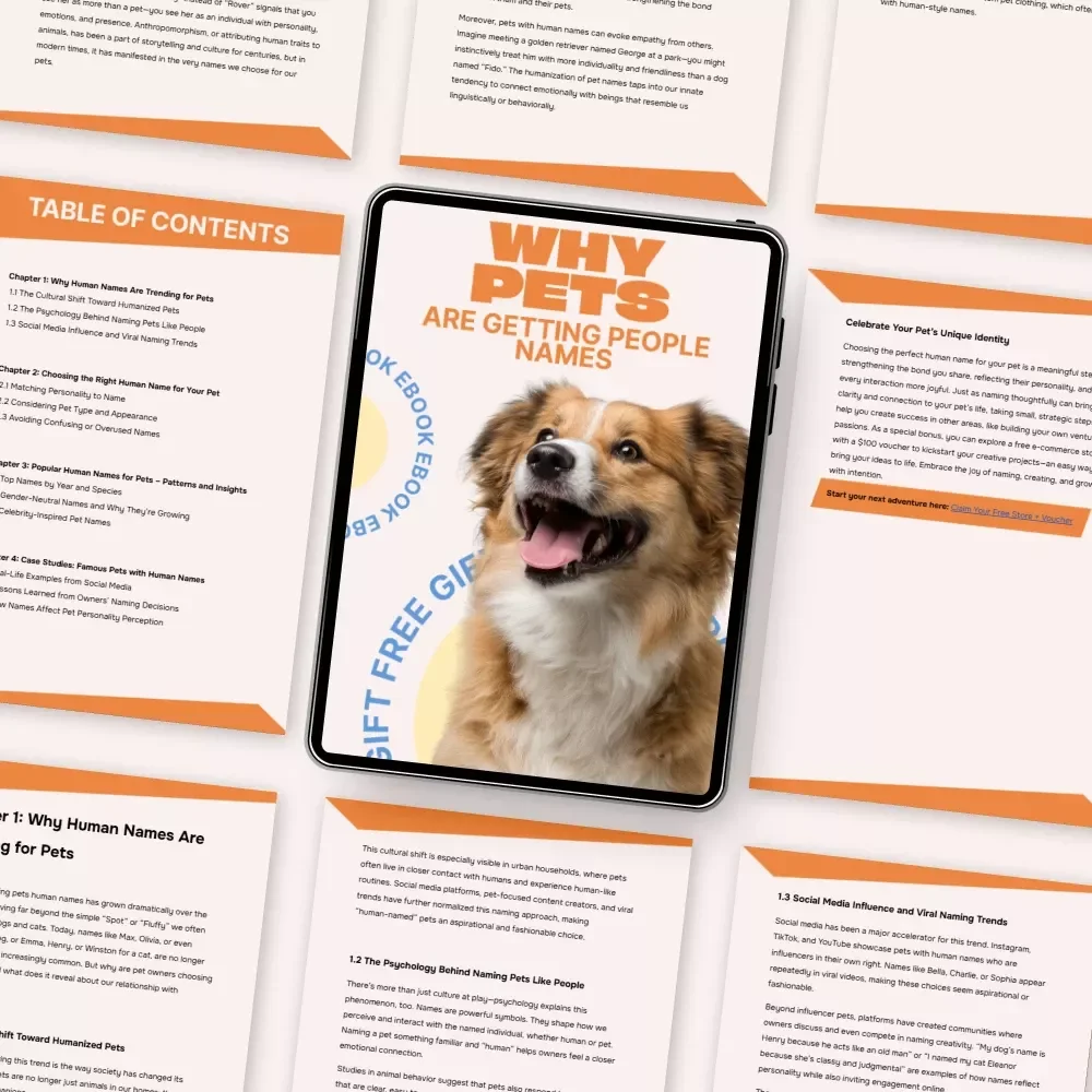 Why Pets Are Getting People Names – A Fun, Insightful Ebook on the Human Names for Pets Trend