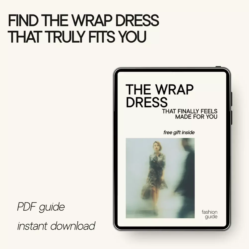 The Wrap Dress That Finally Feels Made for You | Wrap Dress Guide eBook | Body Type Styling Digital Download
