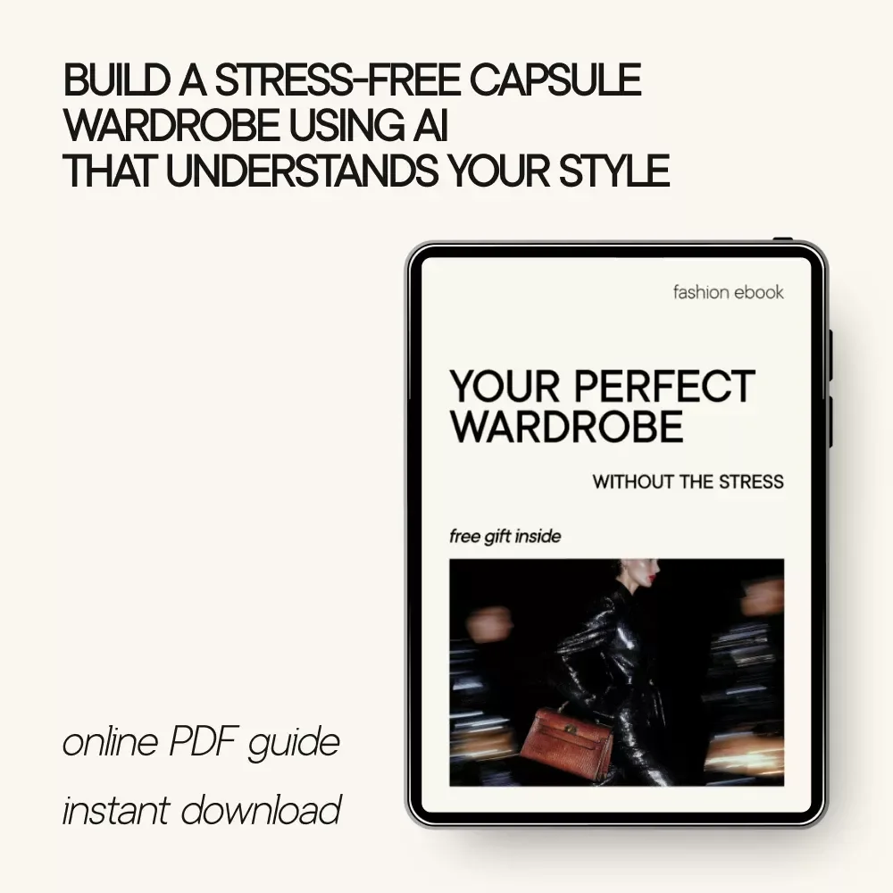 Your Perfect Wardrobe Without the Stress — Smart Capsule Wardrobe eBook Using AI That Creates a Capsule Wardrobe for You