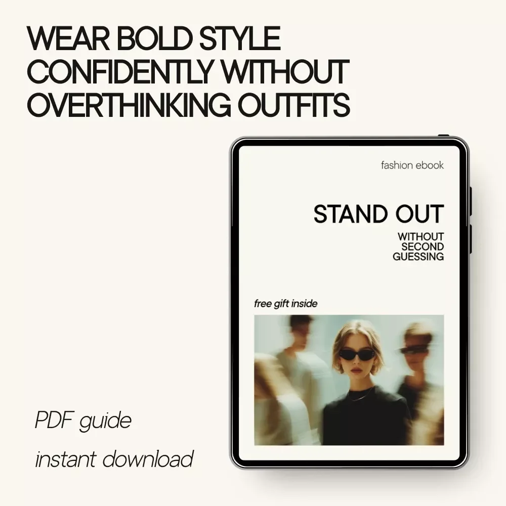 Stand Out Without Second Guessing – Digital Style Confidence Guide for Wearing Bold Clothes Naturally | Fashion eBook & Styling Checklist