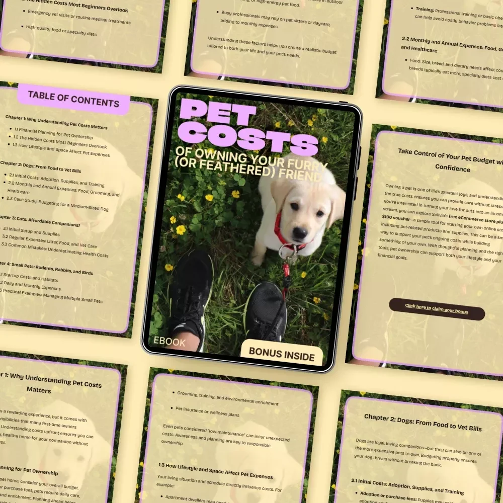 Pet Costs of Owning Your Furry (or Feathered) Friend – Practical eBook Guide to the Cost of Owning Different Pets, Smart Budgeting, and Real-Life Pet Expense Planning