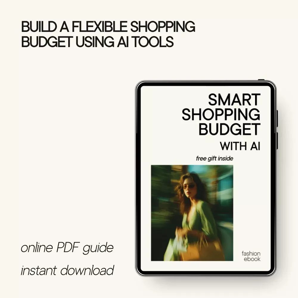 Smart Shopping Budget with AI | Practical eBook Guide Using ai that helps you plan a shopping budget | Digital Download for Smarter Spending
