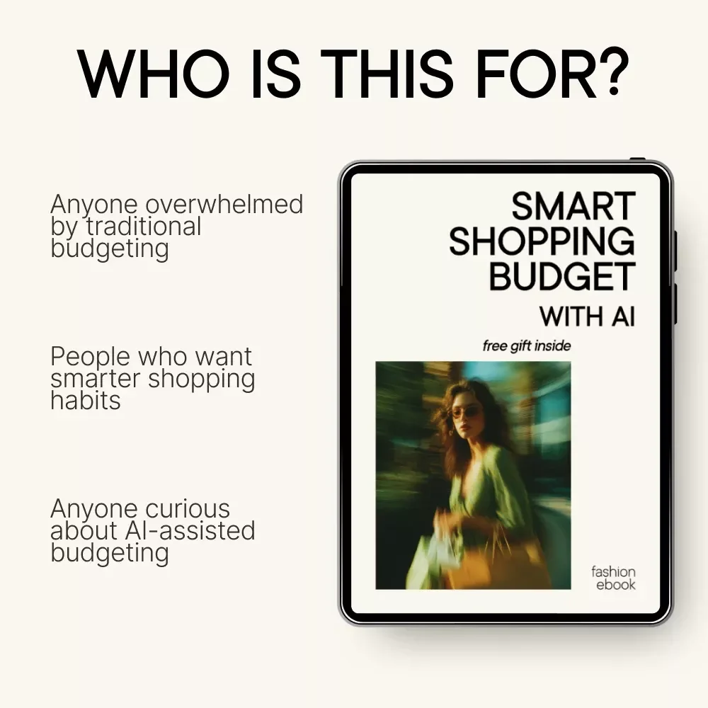 Smart Shopping Budget with AI | Practical eBook Guide Using ai that helps you plan a shopping budget | Digital Download for Smarter Spending