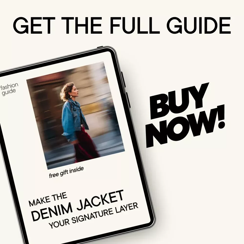 Make the Denim Jacket Your Signature Layer | Denim Jacket Style Guide, Outfit Formulas & Personal Style eBook (Digital Download)
