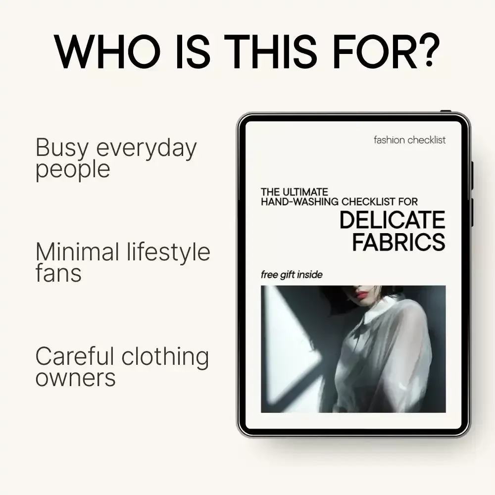 The Ultimate Hand-Washing Checklist for Delicate Fabrics | Stylish Laundry Care Guide | how to hand wash delicate fabrics