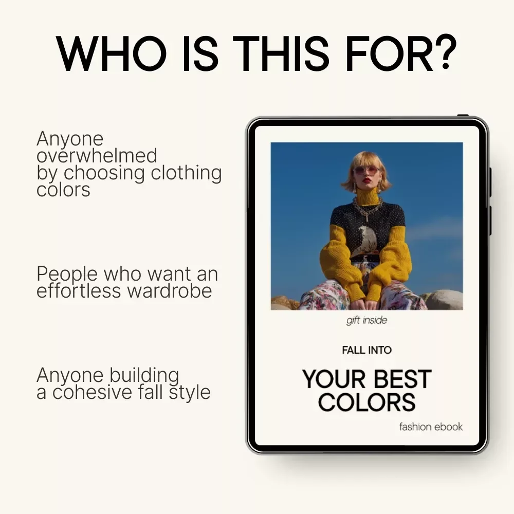 Fall Into Your Best Colors | Autumn Color Palette Clothing Guide Ebook for a Flattering, Wearable Wardrobe
