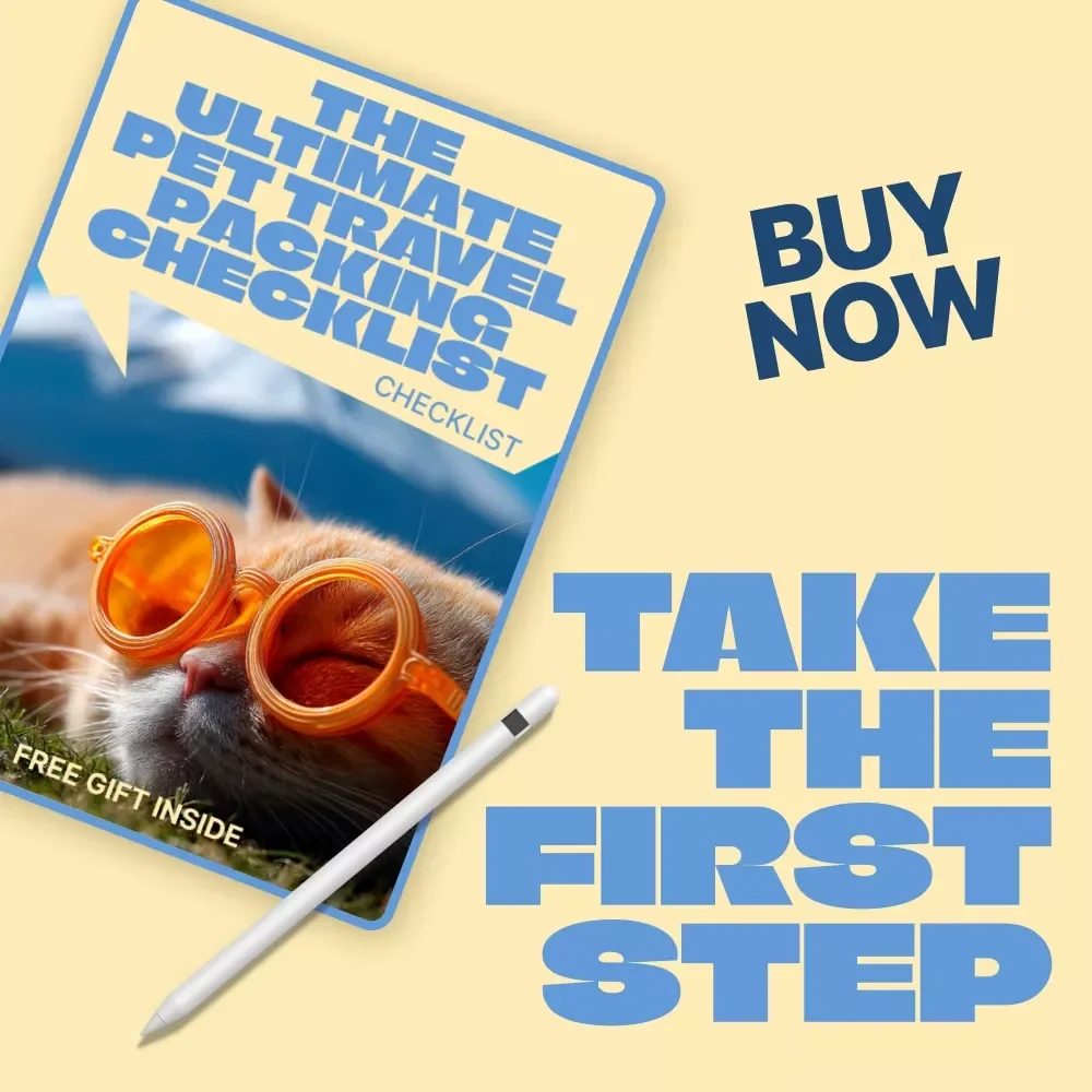 The Ultimate Pet Travel Packing Checklist – Printable Pet Travel Checklist, Digital Download Guide for Stress-Free Trips, Dog & Cat Travel Essentials Planner