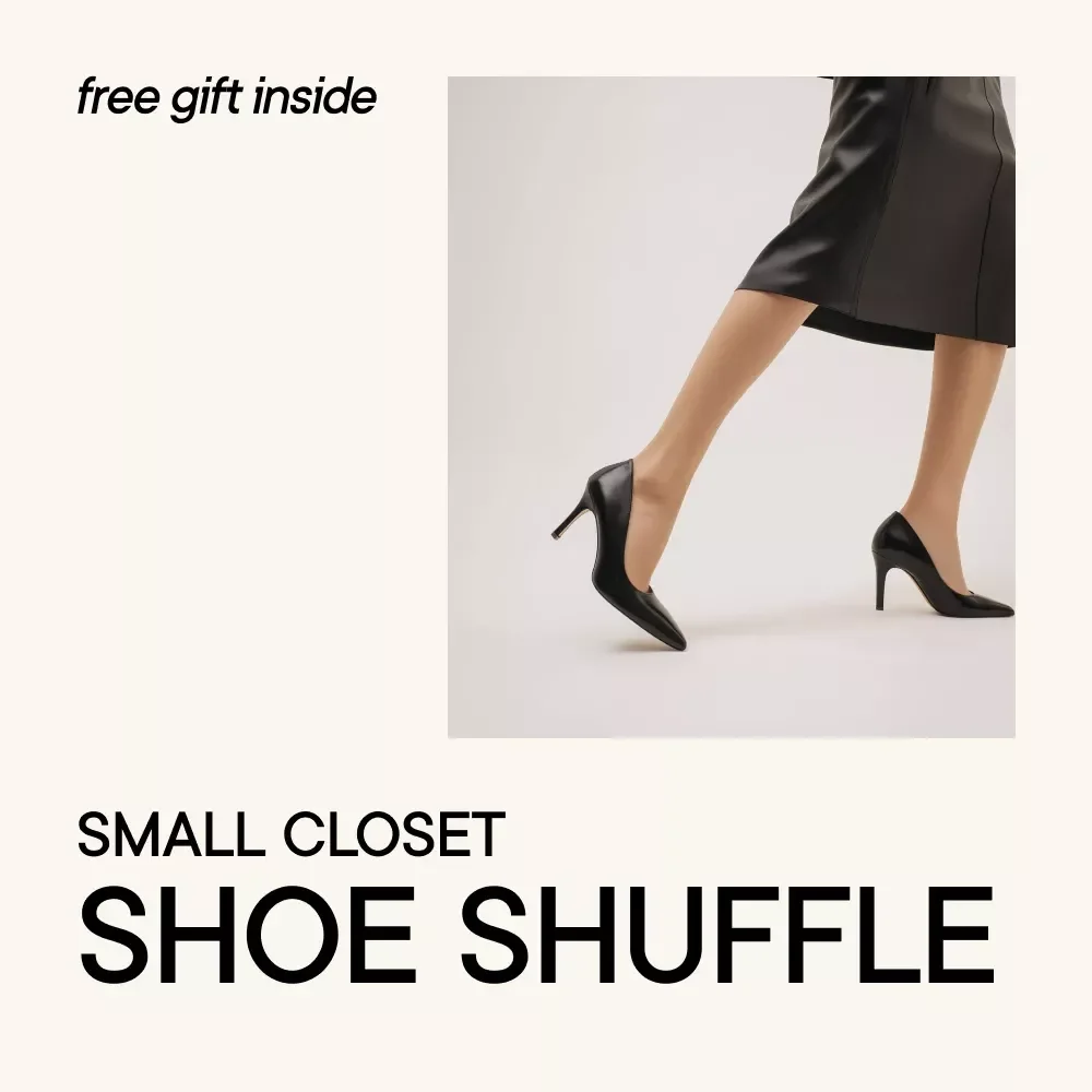 Small Closet Shoe Shuffle Checklist – Small Closet Shoe Organizer Checklist, Shoe Storage Guide, Closet Organization Printable, Digital Download