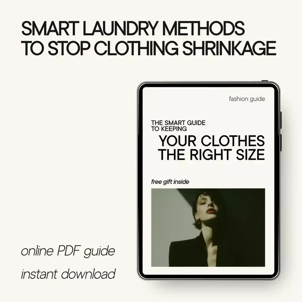 The Smart Guide to Keeping Your Clothes the Right Size – A Practical Guide on how to prevent clothes from shrinking, Washing, Drying & Long-Term Clothing Care