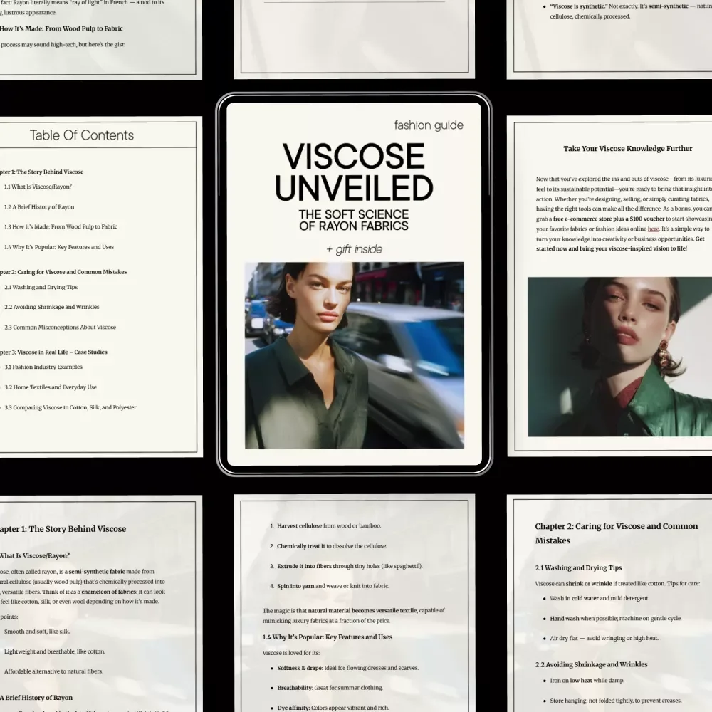 Viscose Unveiled: The Soft Science of Rayon Fabrics – Guide to Understanding Viscose and Rayon Fabric