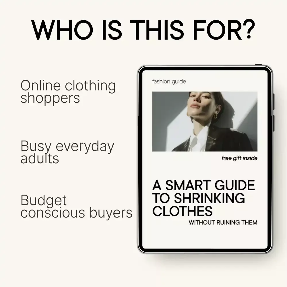 A Smart Guide to Shrinking Clothes (Without Ruining Them) | How to Shrink Clothes That Are Too Big Safely & Effectively