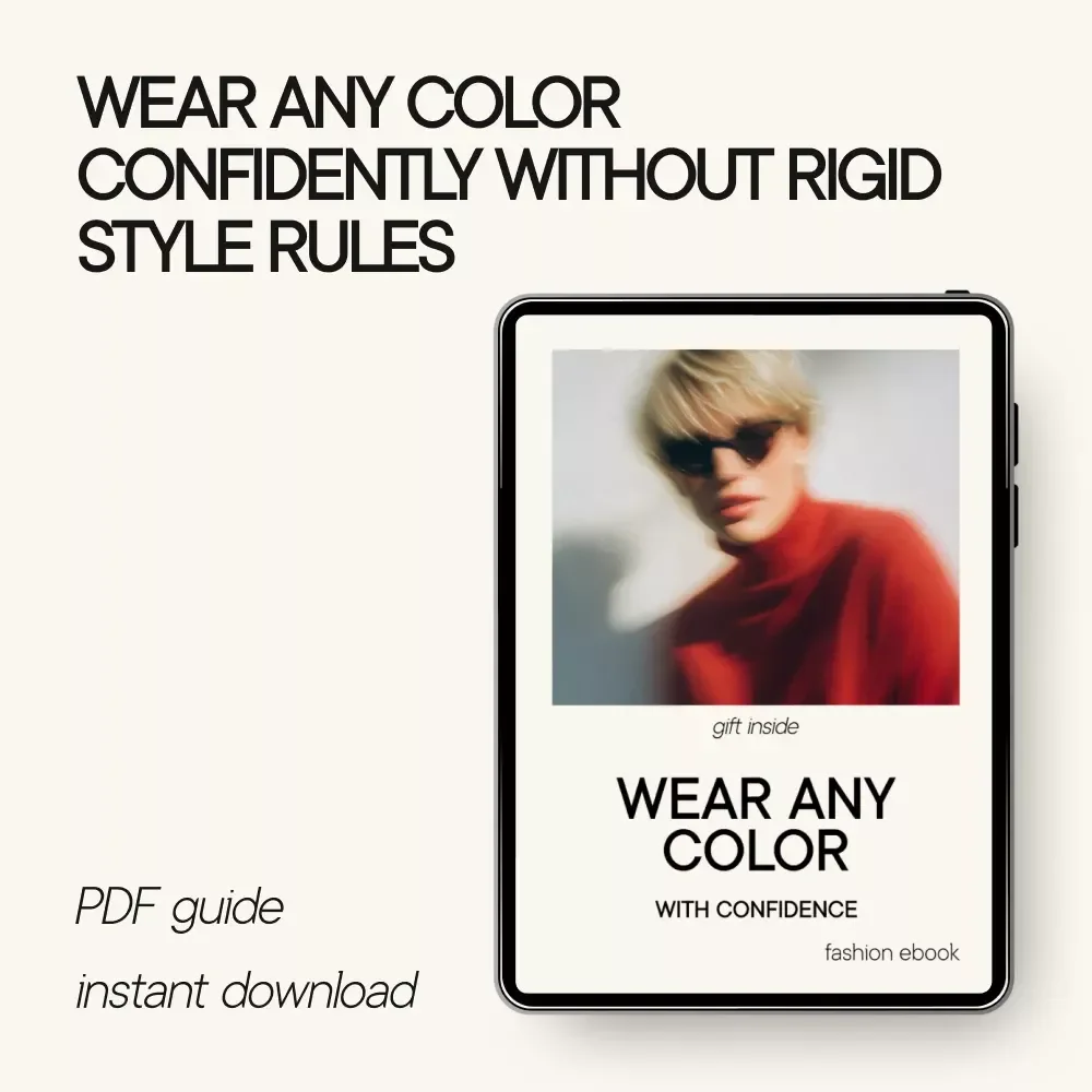 Wear Any Color With Confidence – Smart Color Analysis Guide, Seasonal Color Rules Made Simple, Personal Style Color Workbook, Digital Download eBook