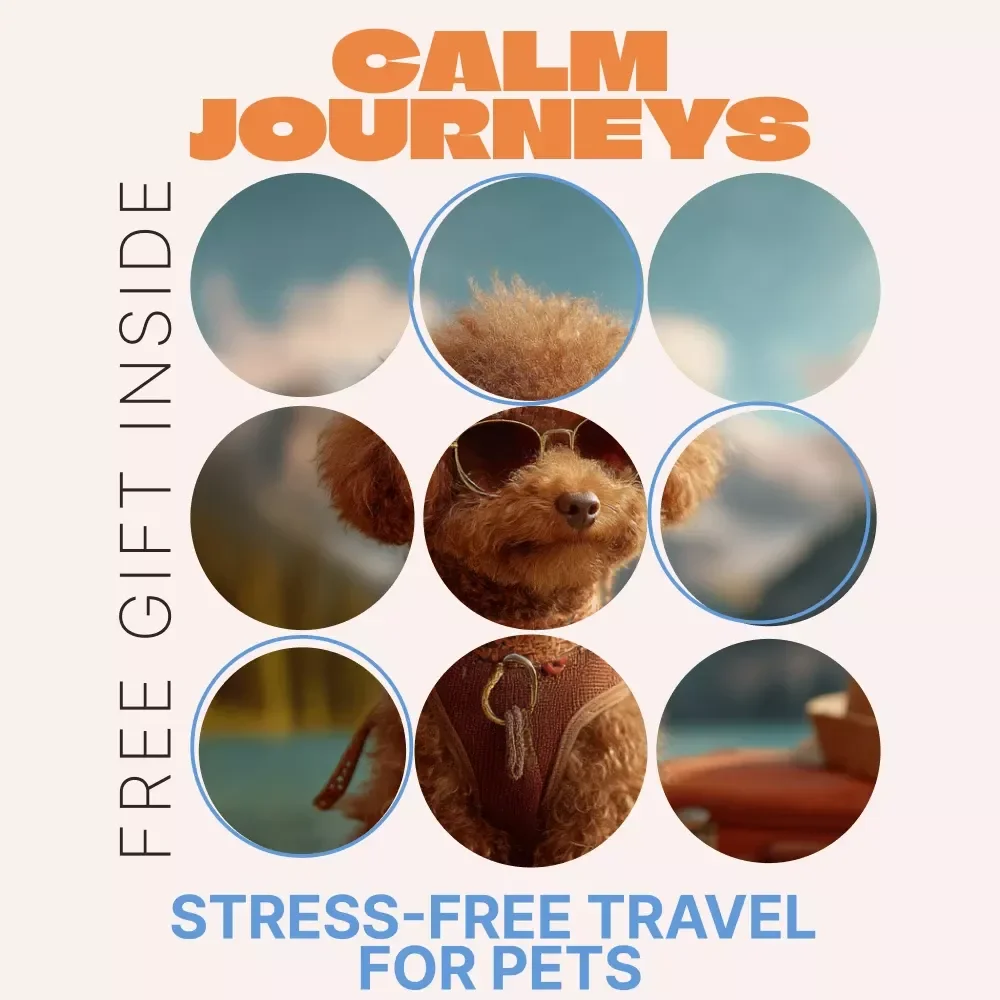 Calm Journeys: Stress-Free Travel for Pets | Pet Travel Anxiety Guide, Stress-Free Pet Travel eBook, Dog & Cat Travel Checklist, Anxiety-Free Trips