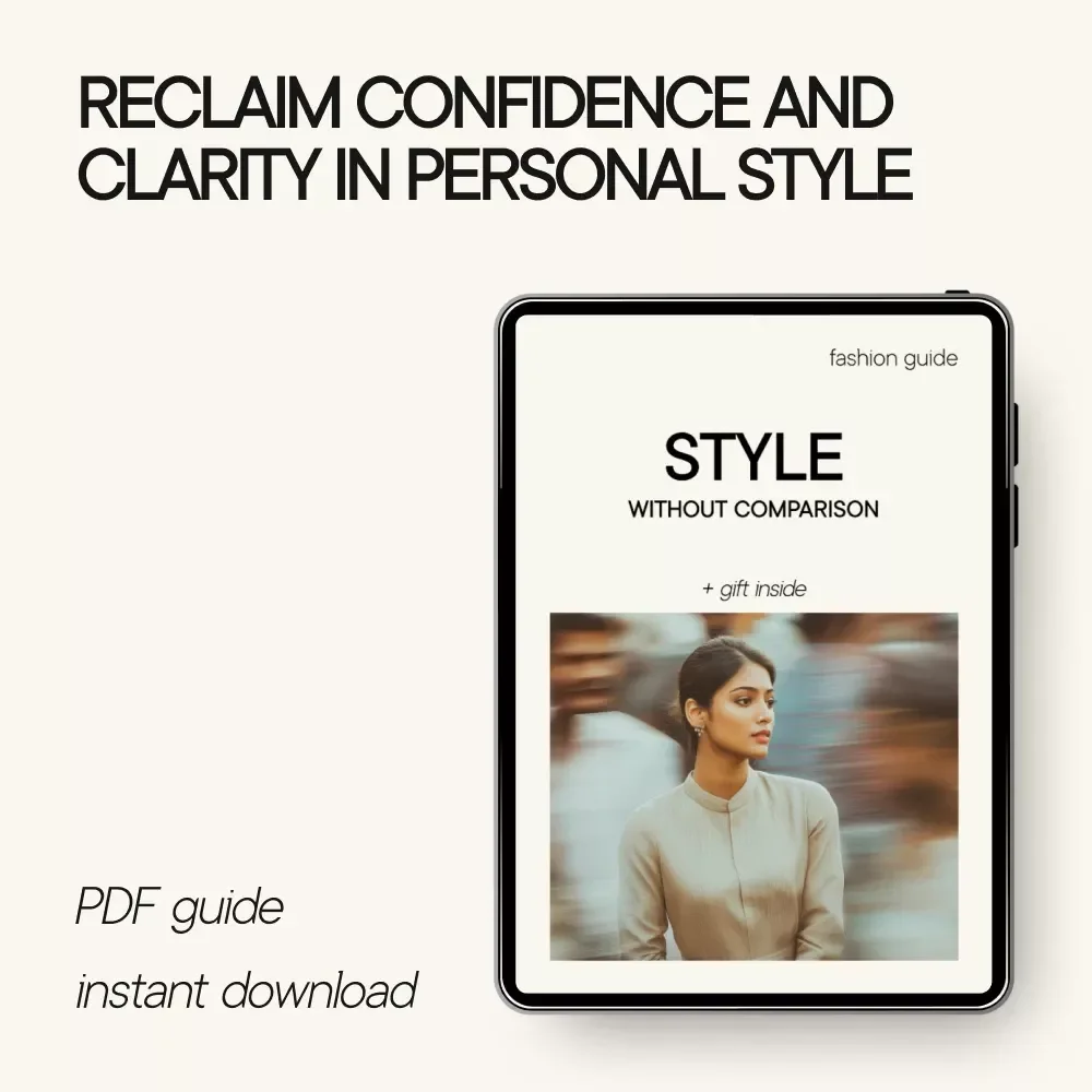 Style Without Comparison: A Digital Download Guide to Reclaim Your Personal Style, Boost Style Confidence, and Reduce Style Comparison Using AI Tools
