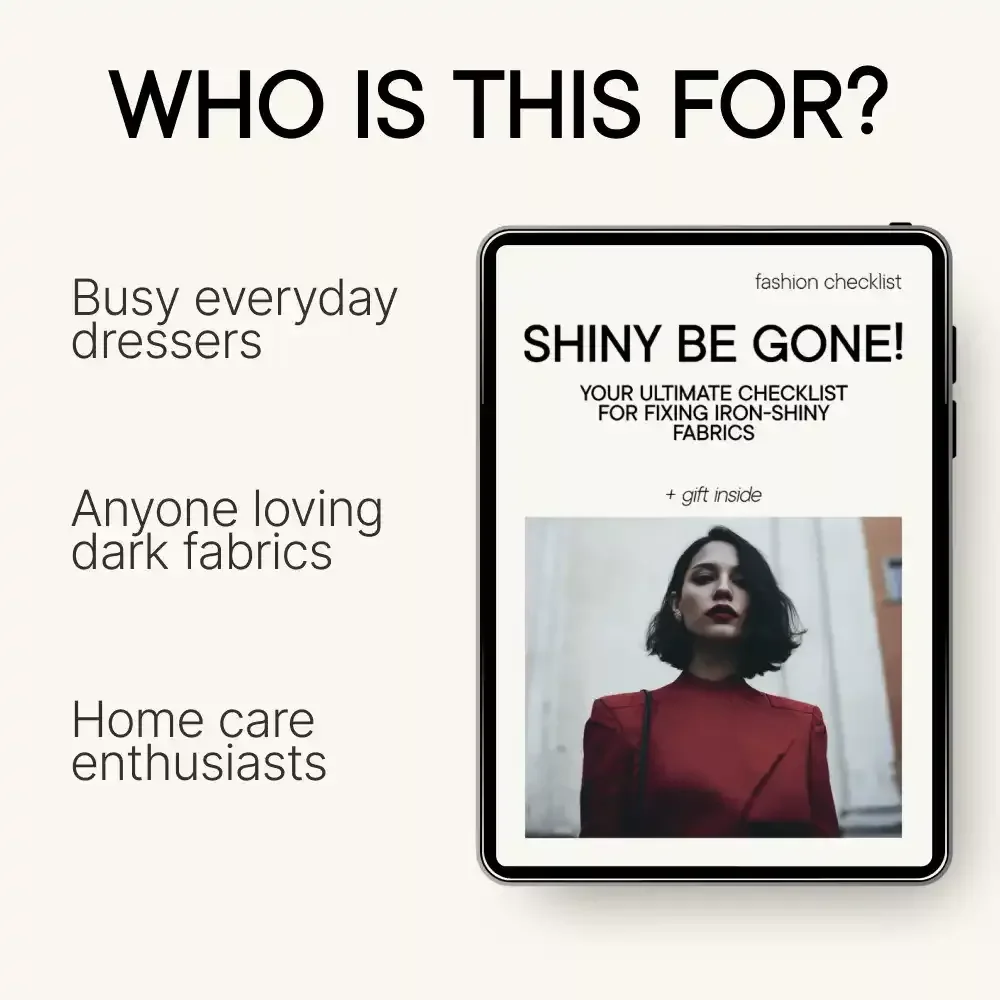 Shiny Be Gone! Your Ultimate Checklist for Fixing Iron-Shiny Fabrics | Easy Guide on how to fix fabric that is shiny from ironing
