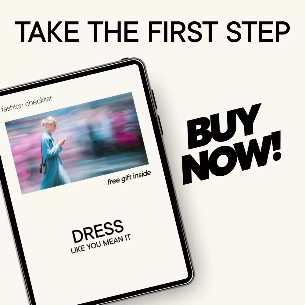 Dress Like You Mean It – Digital Style Confidence Guide, Outfit Reset eBook, Everyday Dressing Checklist, AI Outfit Planner Download