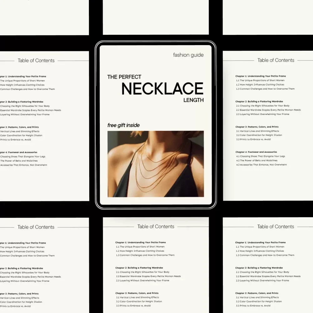 The Perfect Necklace Length – Digital Necklace Length Guide, Jewelry Styling eBook, How to Shorten a Necklace, Layering Necklace Tips, Printable Jewelry Checklist