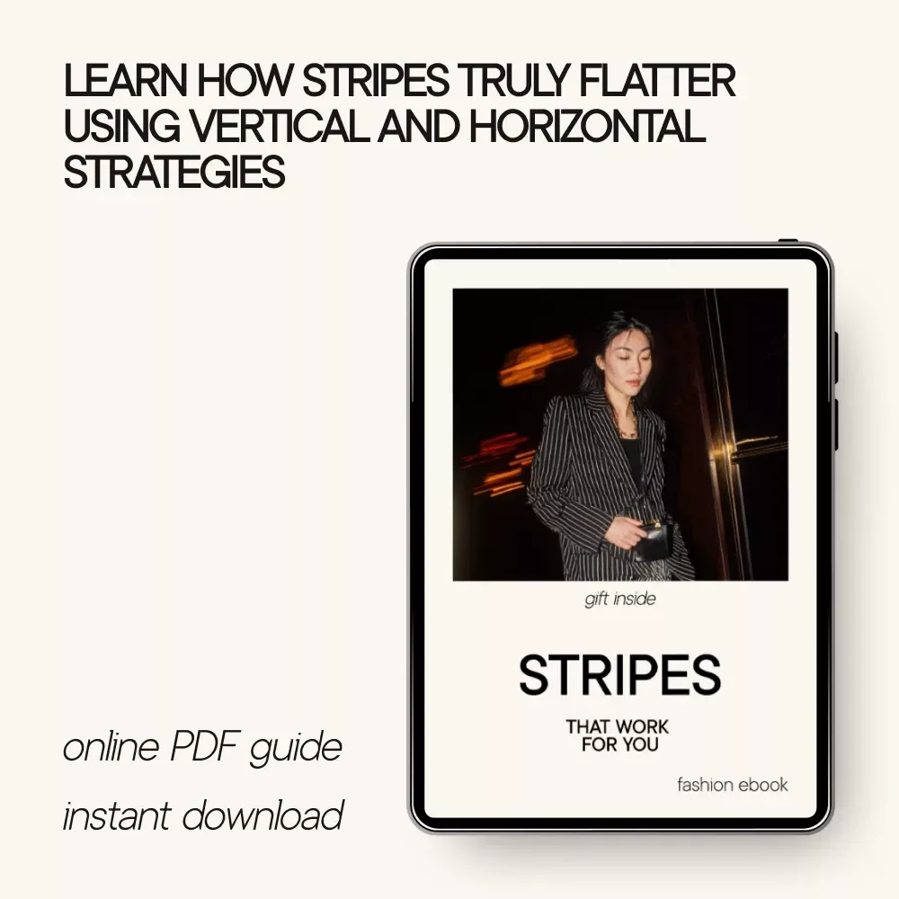 Stripes That Work for You – Ebook Guide on Stripes How to Wear Them Vertically vs Horizontally | Smart Styling Rules for Real Bodies
