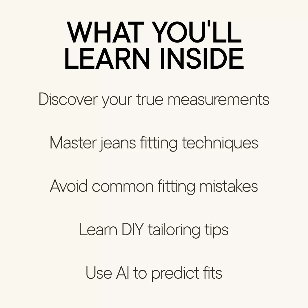 Jean Genius: The Smart Guide to Finding Your Perfect Fit - How to Know If Your Jeans Fit Right