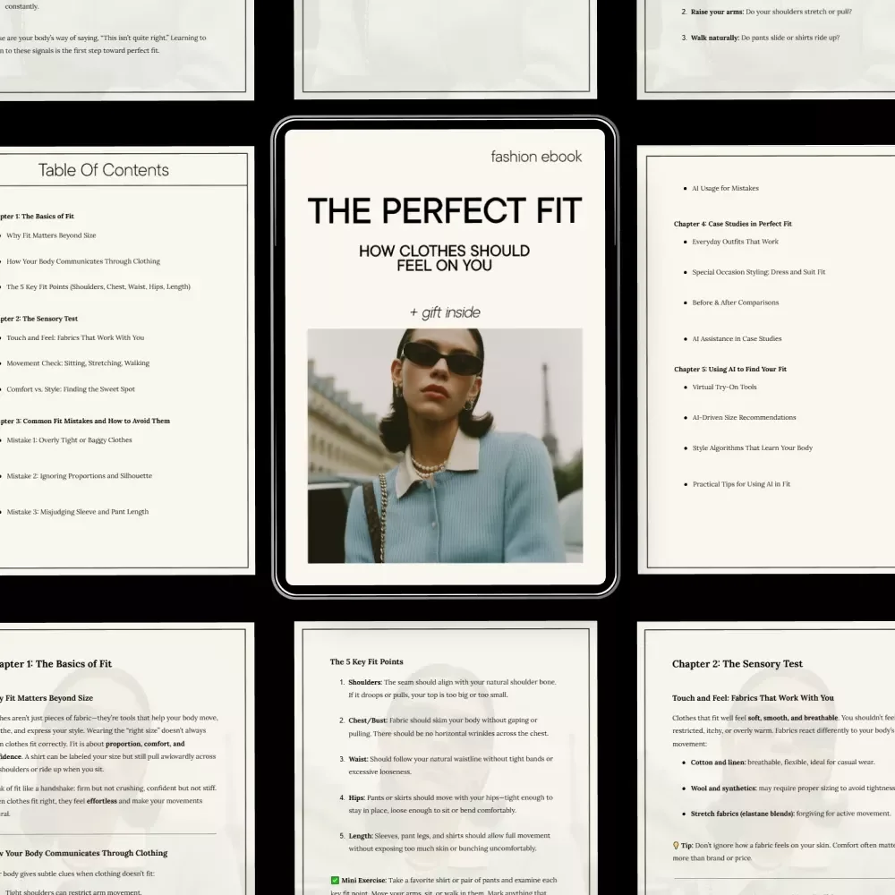 The Perfect Fit: How Clothes Should Feel on You - A Complete Guide to Comfortable and Stylish Clothing