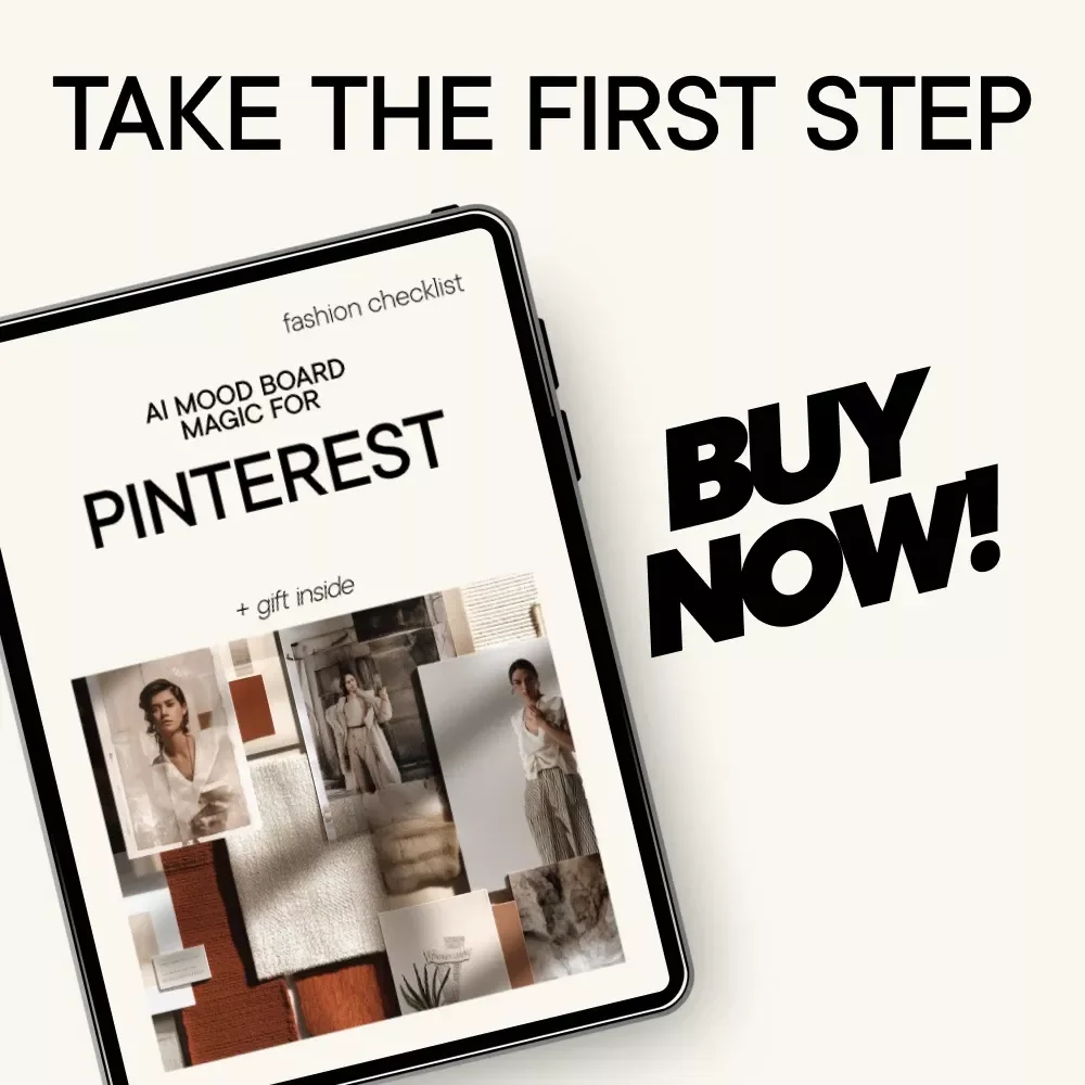 AI Mood Board Magic for Pinterest | Checklist for AI for Generating Pinterest Mood Board Ideas, Aesthetic Boards, Brand Vibes & Content Planning