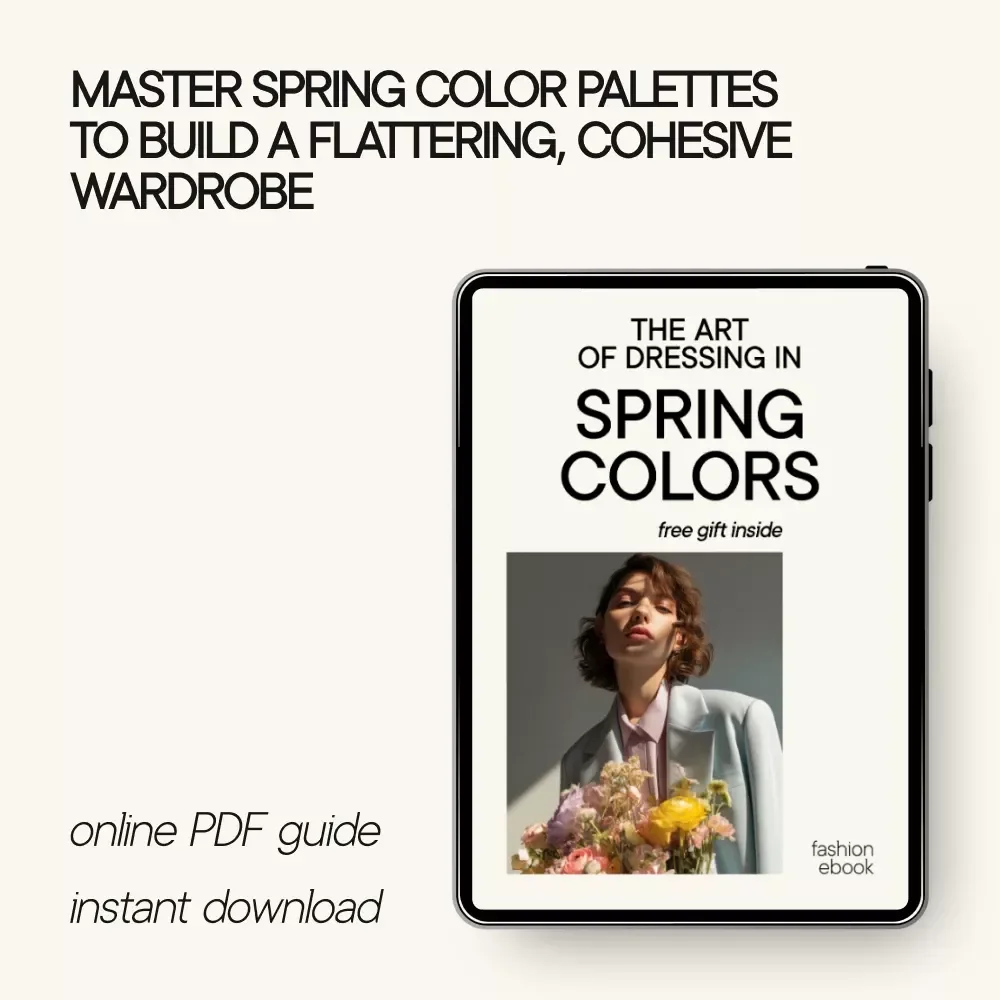 The Art of Dressing in Spring Colors | eBook on Spring Color Palette Clothing, Seasonal Style Guide, Wardrobe Color Strategy