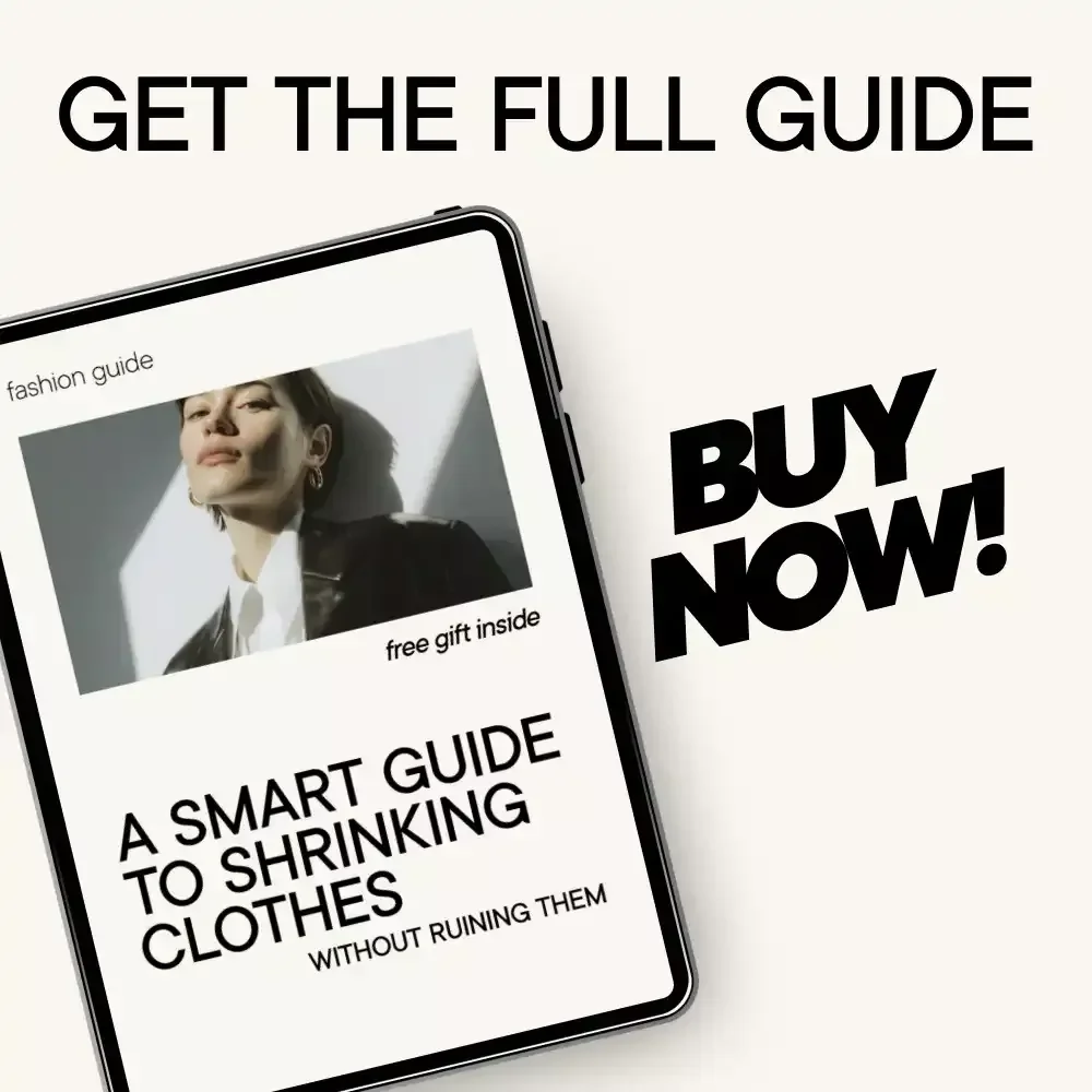 A Smart Guide to Shrinking Clothes (Without Ruining Them) | How to Shrink Clothes That Are Too Big Safely & Effectively