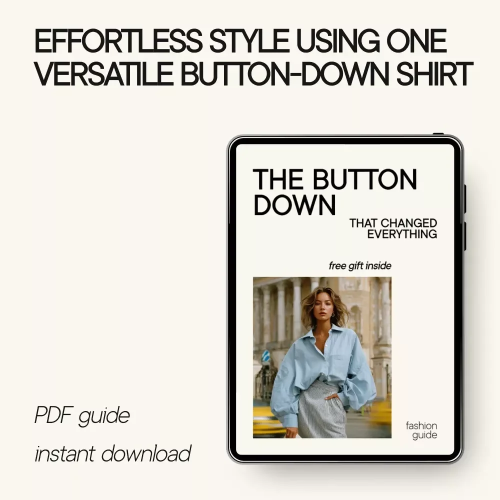 The Button Down That Changed Everything | Digital Style Guide for Effortless Outfits, Everyday Styling Tricks & Modern Wardrobe Confidence