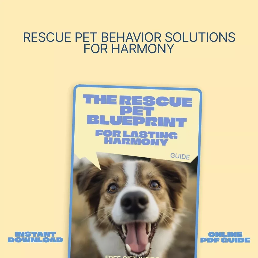 The Rescue Pet Blueprint for Lasting Harmony – Digital Guide to Understanding & Solving Rescue Pet Behavior Issues with Positive Training & AI Support