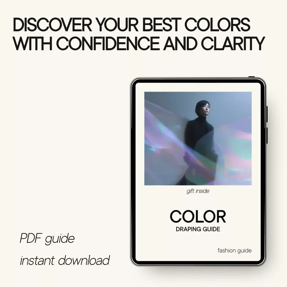 Color Draping Guide – Personal Color Analysis eBook, DIY Color Draping Guide, Seasonal Color Palette Guide, Style & Wardrobe Color Matching Download