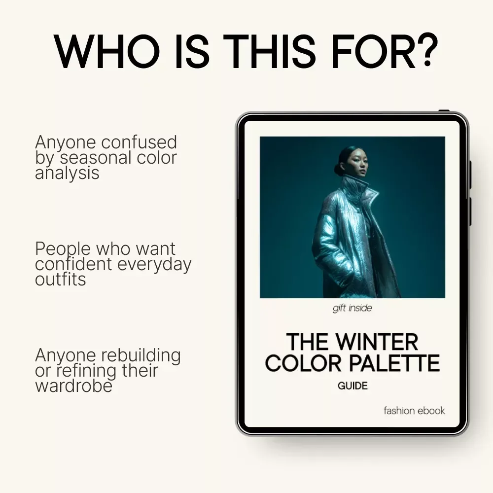 The Winter Color Palette Guide | Winter Color Palette Clothing Ebook | Seasonal Color Analysis for Confident Outfits