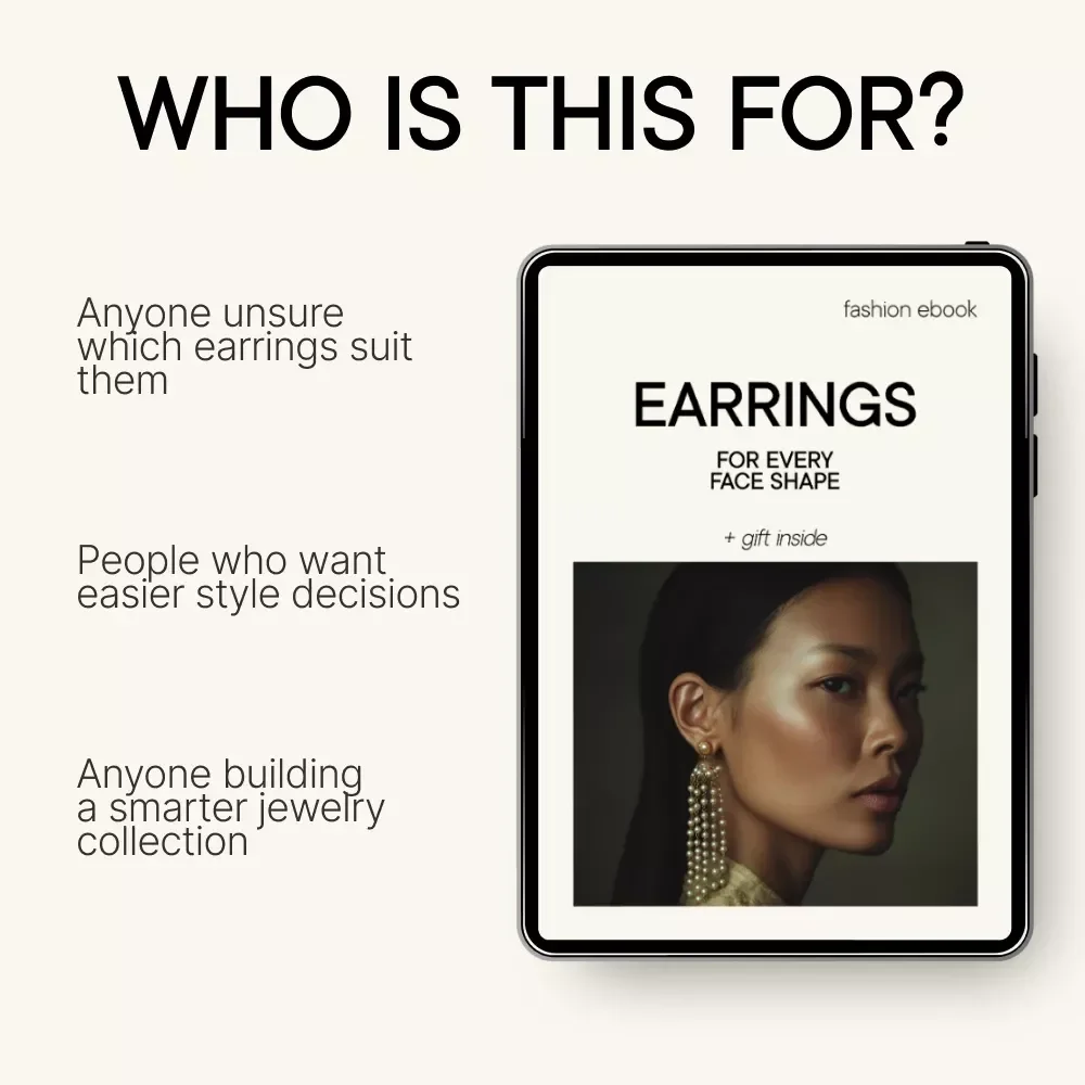 Earrings for Every Face Shape – Style Guide eBook | Find the Perfect Earring Styles for Your Face Shape | Smart Jewelry Shopping & Styling Guide
