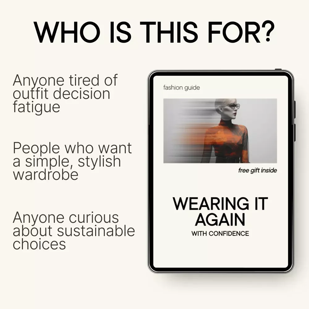 Wearing It Again With Confidence – Outfit Repetition Style Guide, Digital Fashion eBook for Effortless Looks, Capsule Wardrobe Mindset & Smart Outfit Rotation