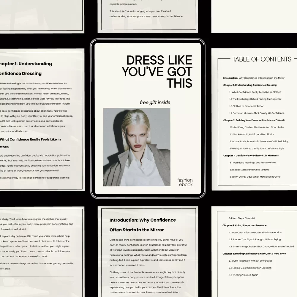 Dress Like You’ve Got This – Confidence Dressing Guide eBook & Checklist Digital Download