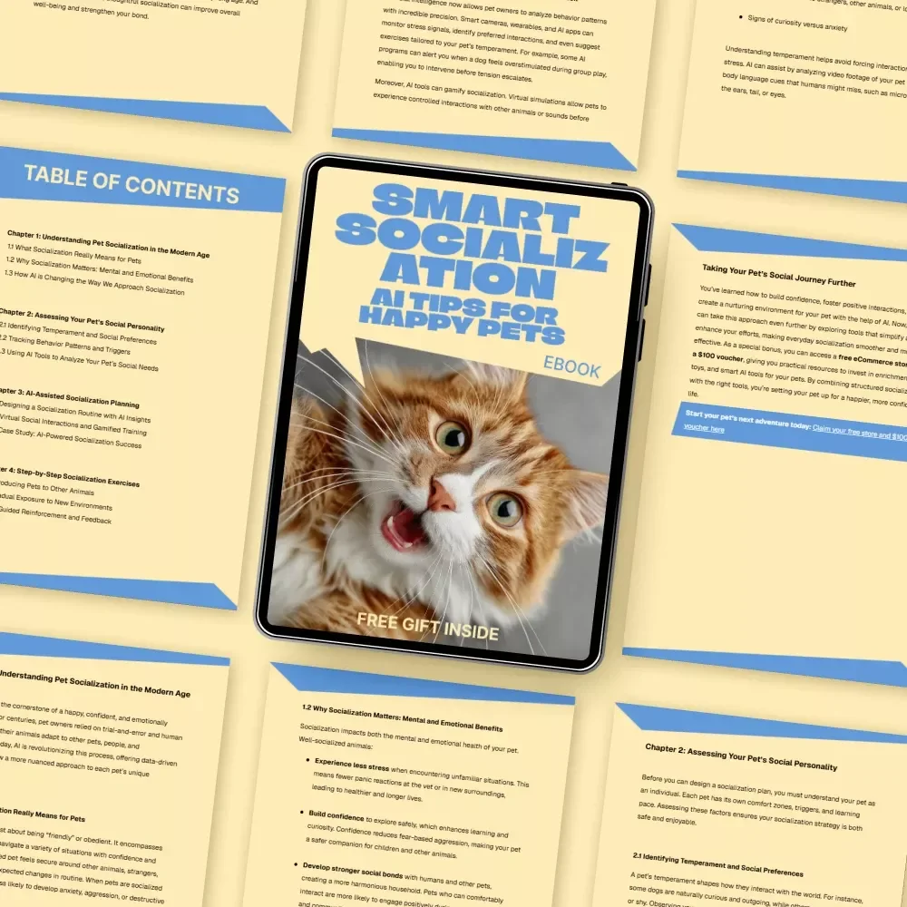 Smart Socialization: AI Tips for Happy Pets – Practical Ebook & AI Socialization Plan for Pets for Confident, Calm Companions