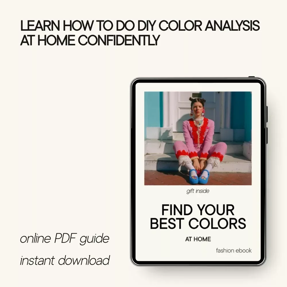 Find Your Best Colors at Home | DIY Personal Color Analysis eBook | how to do diy color analysis at home Guide