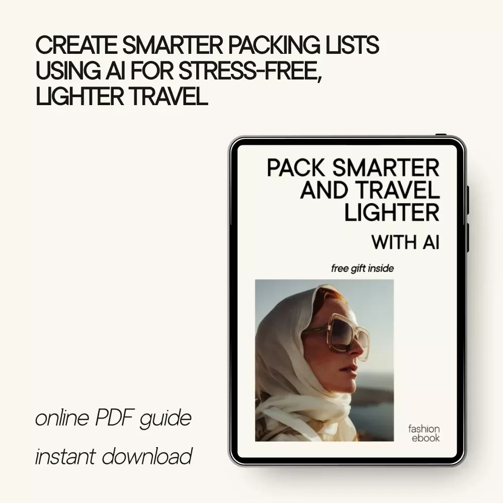 Pack Smarter and Travel Lighter with AI | Smart Travel Planning eBook | ai for creating a packing list for your next trip