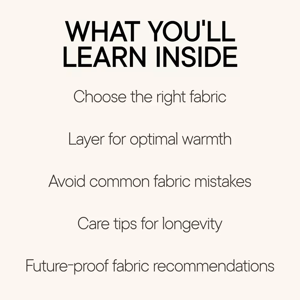 The Warmest Fabrics for Coats That Beat the Cold: Essential Guide for Winter Wardrobe Planning